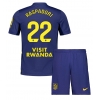 Atletico Madrid Giacomo Raspadori #22 Bortedraktsett Barn 2025-26 Kortermet (+ Korte bukser)